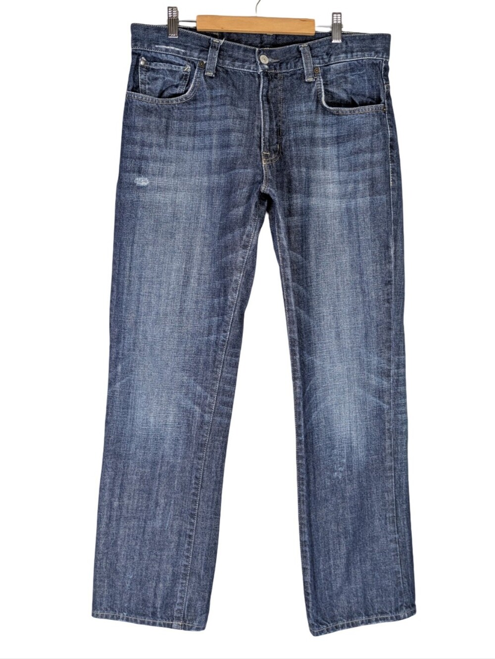 Ralph Lauren Denim & Supply Slouch Jeans Men's 33W 30L Distressed Blue Denim